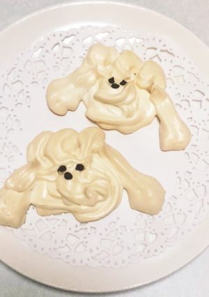 メレンゲクッキー プードル 韓国カフェ風-レシピのメイン写真