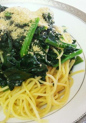材料4つ!ほうれん草のバター醤油パスタ♪-レシピのメイン写真