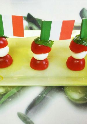 イタリアン 一口ピンチョス風カプレーゼ♪-レシピのメイン写真