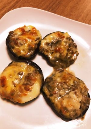 椎茸のチーズマヨ焼きスーパー大麦のせ-レシピのメイン写真