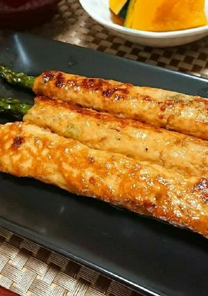 アスパラつくね-レシピのメイン写真