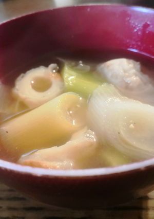 長ネギ豆腐で体にしみる味噌汁-レシピのメイン写真