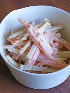 ごぼうとにんじんのごまマヨサラダ-レシピのメイン写真
