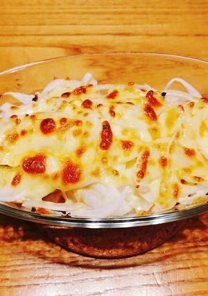 厚揚げの新玉ねぎチーズ焼き-レシピのメイン写真