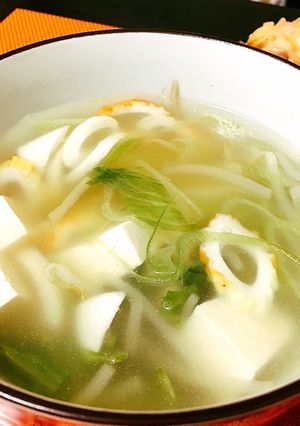 竹輪と竹輪とレタスの中華スープ-レシピのメイン写真