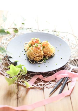負担軽減レシピ『混ぜるだけで絶品パスタ』-レシピのメイン写真