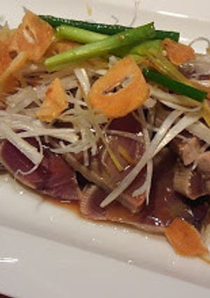 カツオの刺身中華ドレッシング-レシピのメイン写真