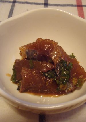 鯵おいしく漬かりました♪-レシピのメイン写真