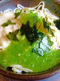 2色とろろの冷やし蕎麦-レシピのメイン写真