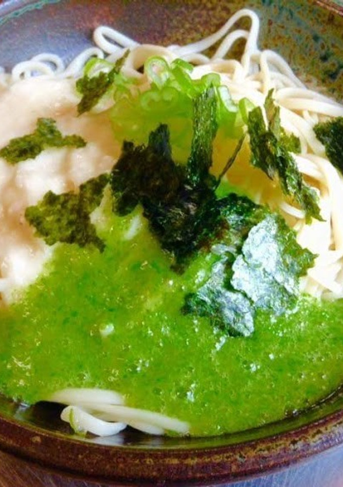 2色とろろの冷やし蕎麦-レシピのメイン写真