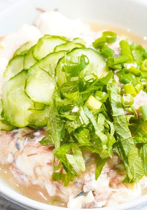 時短ダイエット☆宮崎県名物☆サバ缶冷や汁-レシピのメイン写真