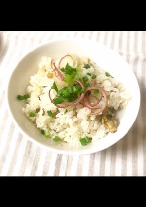 炊飯器で炊くだけ!あさりごはん-レシピのメイン写真