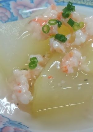 冬瓜のトロトロ中華煮エビそぼろあんかけ-レシピのメイン写真