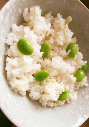 枝豆天かすの春ごはん-レシピのメイン写真