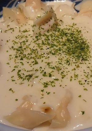 餃子皮エビラヴィオリチーズクリームソース-レシピのメイン写真