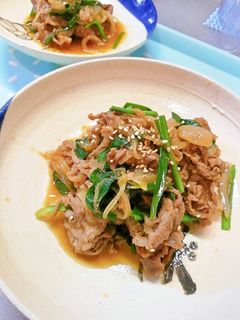 簡単すぎる!牛こま肉の韓国風炒め-レシピのメイン写真