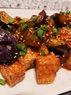 香ばしい香りが◎、厚揚げと茄子の照り焼き-レシピのメイン写真
