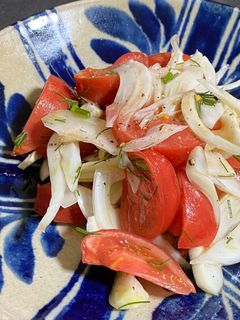 簡単★フェンネルとトマトのシンプルサラダ-レシピのメイン写真