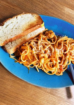 トマトクリームパスタ　ソース手作り　覚書-レシピのメイン写真