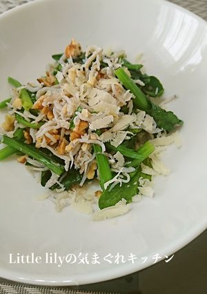 ほうれん草のしらすとチーズ和え-レシピのメイン写真