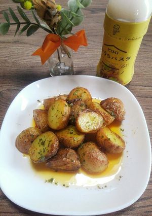 新じゃがの小芋のペペロンチーノ風-レシピのメイン写真