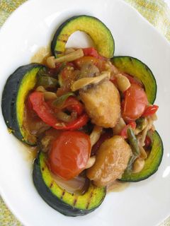 ☆カジキと夏野菜の照り焼き炒め☆-レシピのメイン写真