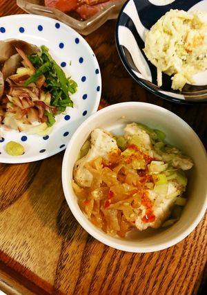 鶏ネギ和え-レシピのメイン写真