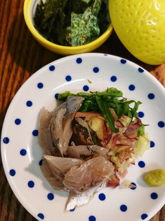 鯵刺し…このままご飯に。-レシピのメイン写真