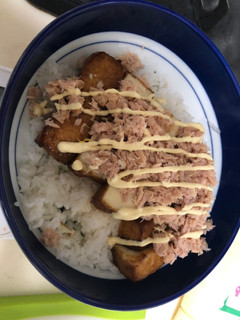 簡単★厚揚げとツナの焼肉のタレマヨ丼-レシピのメイン写真