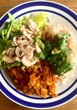 10分で作るレンズ豆のヴィーガンカレー-レシピのメイン写真