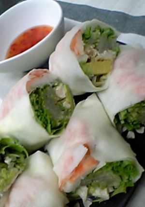 春巻きの皮で生春巻き♪-レシピのメイン写真