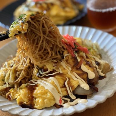 オムそば　 商品説明と画像確認お願いします。 西川食品 昔なつかしの味 オムそば 240g×2コ入| コープこうべネット