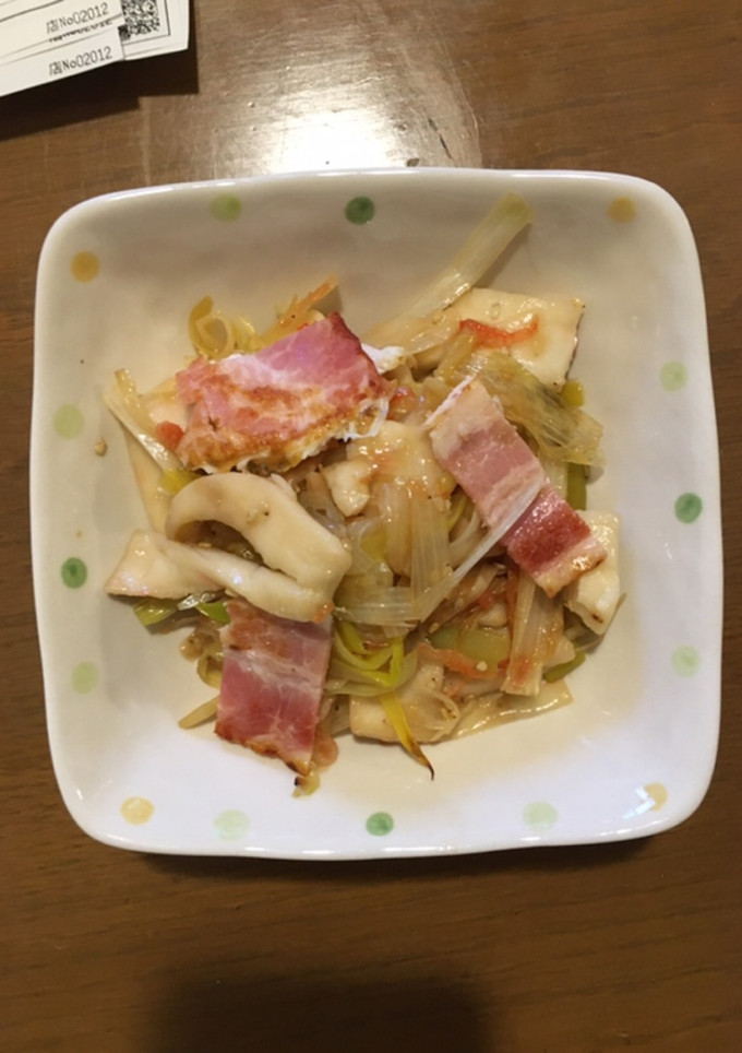 簡単おいしい！ねぎはんぺん中華炒め-レシピのメイン写真