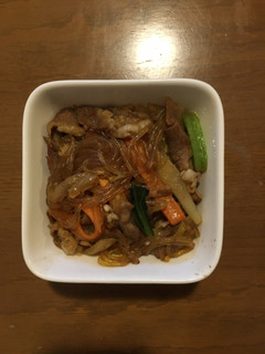 甘辛い!牛肉と春雨の野菜炒め-レシピのメイン写真