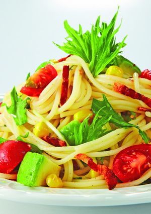 和風だしで♪冷製サラダパスタ-レシピのメイン写真