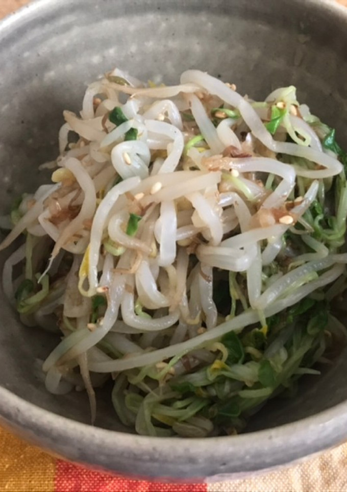 もやしと豆苗で！和風ナムル♪-レシピのメイン写真