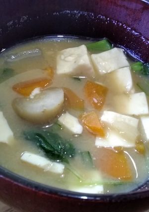 ごぼう味噌汁-レシピのメイン写真