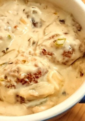 さっぱりミートボールのホワイトソース煮-レシピのメイン写真
