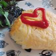 卵を焼くだけ!簡単オムライス