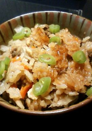 おこげもおいしい★婆ちゃんの肉ごはん-レシピのメイン写真