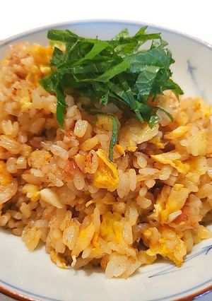 鉄板！あっさり和風梅チャーハン-レシピのメイン写真