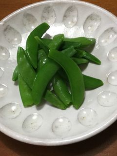 ☆レンチンするだけ スナップえんどう-レシピのメイン写真