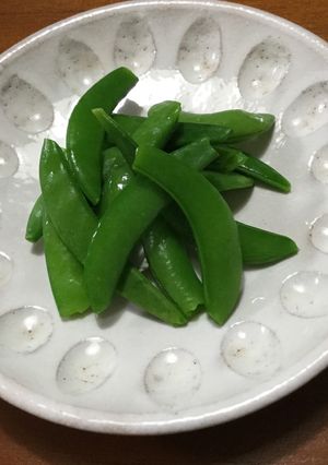 ☆レンチンするだけ スナップえんどう-レシピのメイン写真