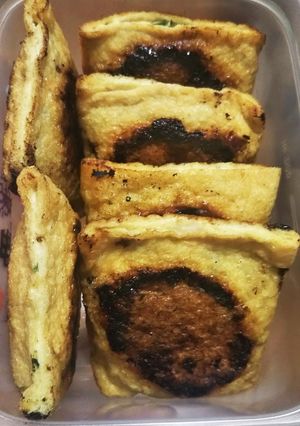 油揚げの餃子風巾着!-レシピのメイン写真