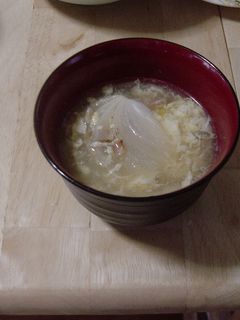 玉ねぎベーコーン卵スープ-レシピのメイン写真
