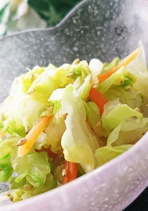 春キャベツと人参の和え物-レシピのメイン写真