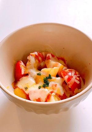 鷄肉とプチトマトのチーズ焼き-レシピのメイン写真