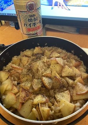 りんご入りパスタライス-レシピのメイン写真