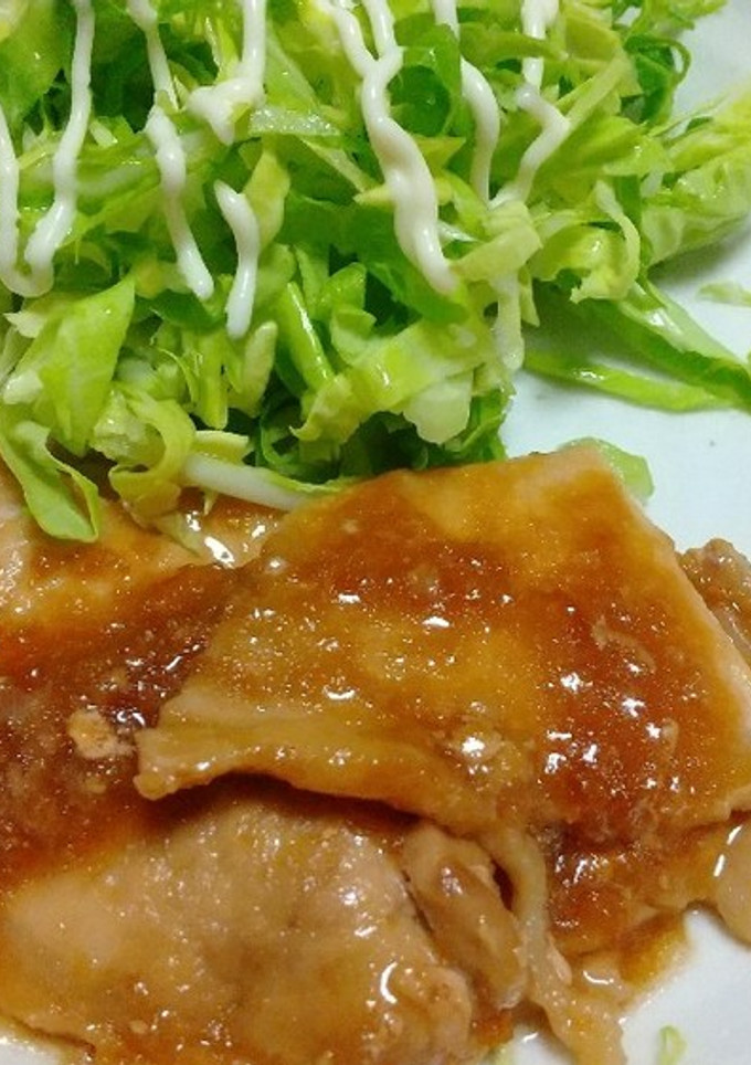 お肉やわらかタレが絡む豚肉の生姜焼き-レシピのメイン写真