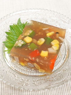 野菜の寒天寄せ-レシピのメイン写真